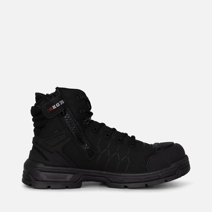 Botas de trabalho Quantum Hybrid com biqueira composta, cano de 5 polegadas - Pretas 