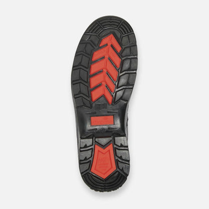 Botas de segurança Radie com biqueira de aço e fecho/ataca, tamanho 5.
