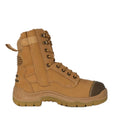 Phoenix Metguard Zip/Lace Safety Work Boots Wheat 8