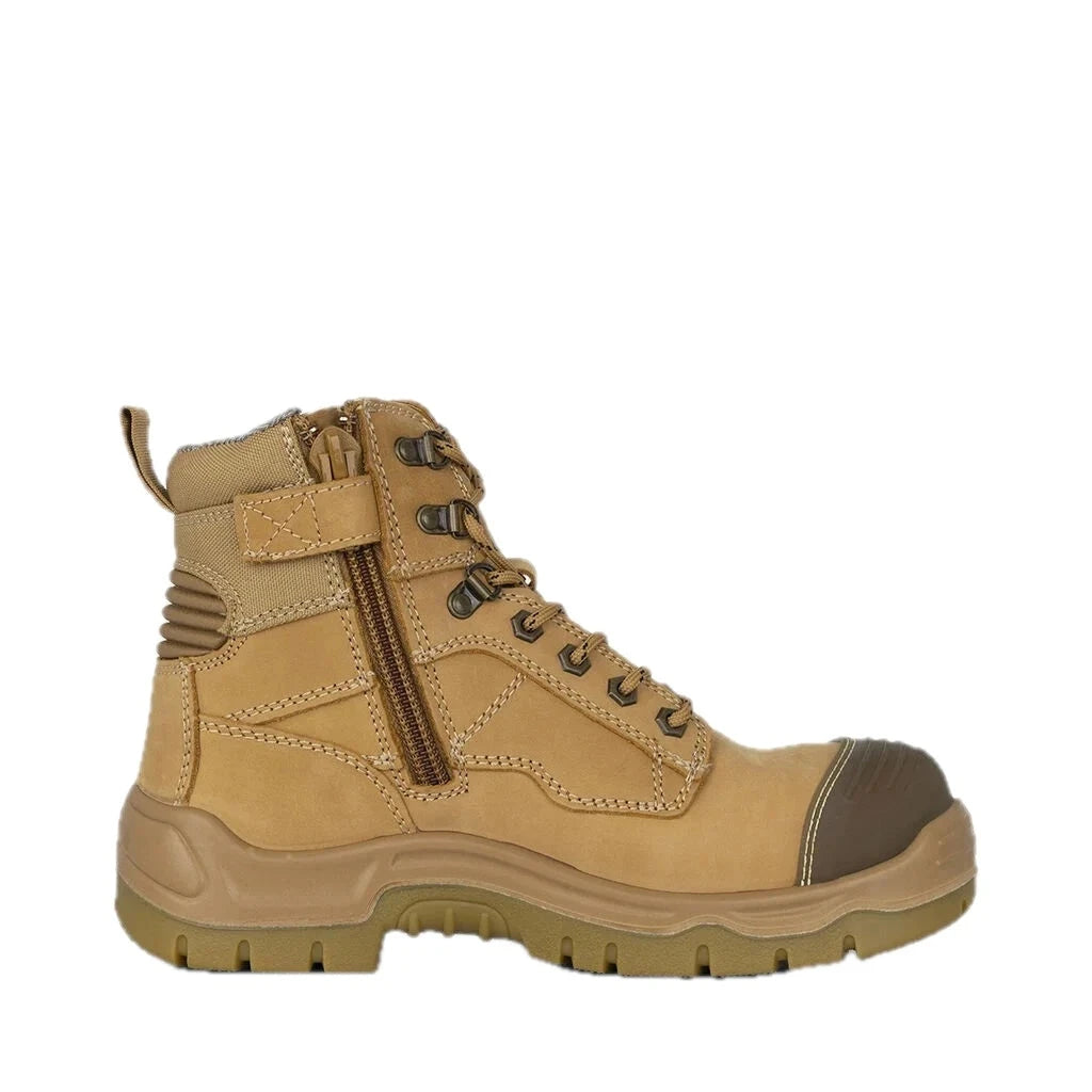 Botas de segurança Phoenix com fecho e atacadores, com biqueira de proteção.