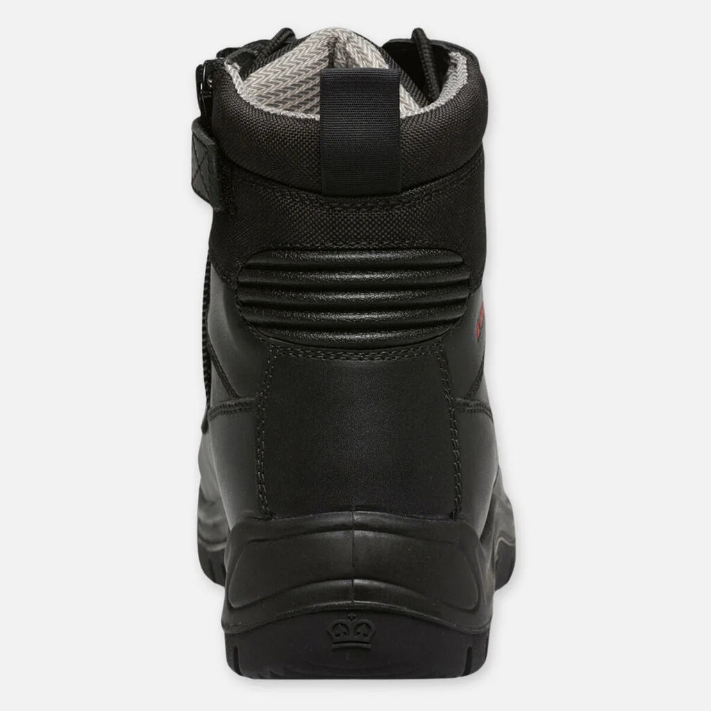 Phoenix Zip/Lace Safety Work Boots With Scuff Cap