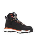 Sepatu Bot Kerja Ujung Komposit Terra Firma Hybrid Zip/Lace 5" - Hitam/Oranye Terbakar 