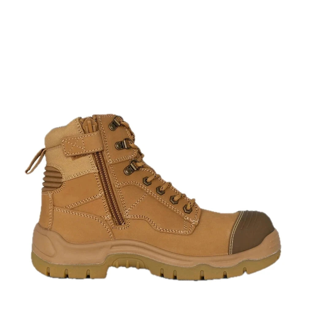 Phoenix Zip/Lace Composite Safety Work Boots 6