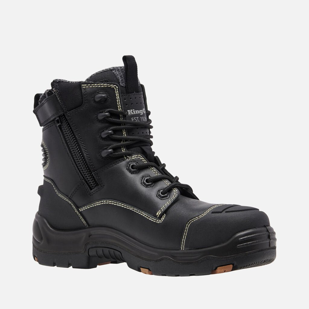 Bota de trabalho ONYX 6CZ com biqueira composta - Preto 