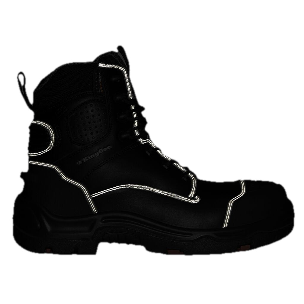 Bota de trabalho ONYX 6CZ com biqueira composta - Preto 