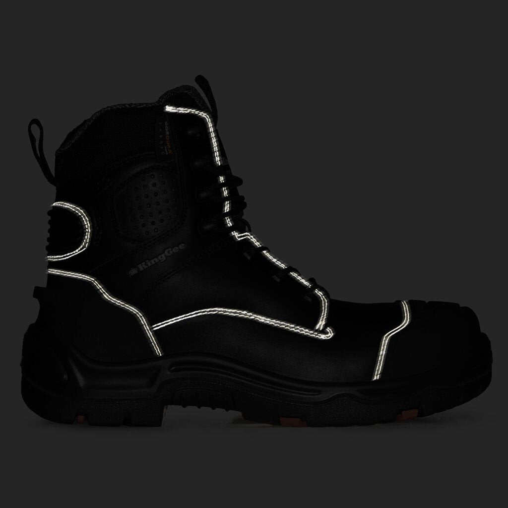 Bota de trabalho ONYX 6CZ com biqueira composta - Preto 