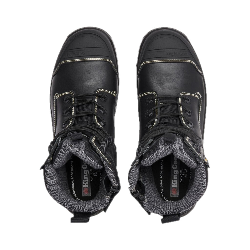 Bota de trabalho ONYX 6CZ com biqueira composta - Preto 