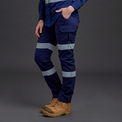 WOMEN'S STRETCH REFLECTIVE CARGO WORK PANTS