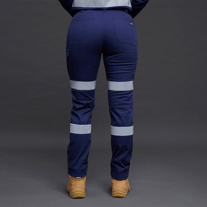 WOMEN'S STRETCH REFLECTIVE CARGO WORK PANTS