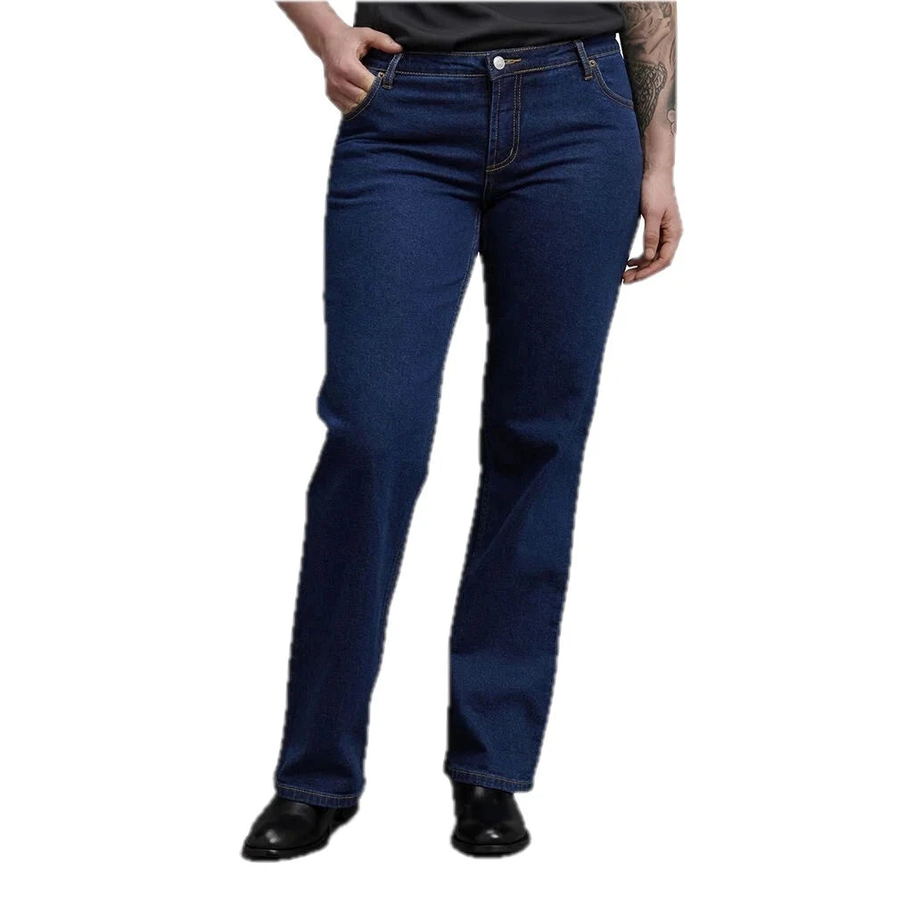 Celana Jeans Kerja Demin Stretch Wanita