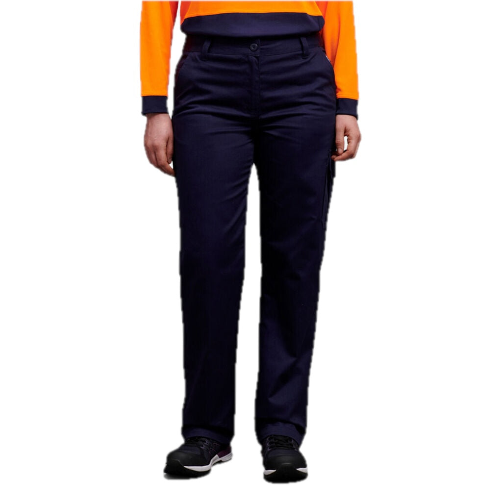 WOMEN'S CARGO DRILL WORK PANTS