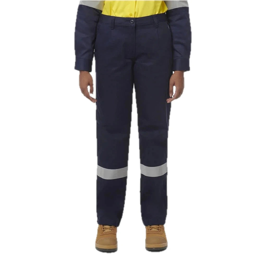 Women's Reflective Cotton Drill Work Pants