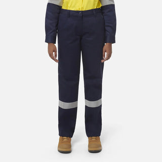 Women's Reflective Cotton Drill Work Pants