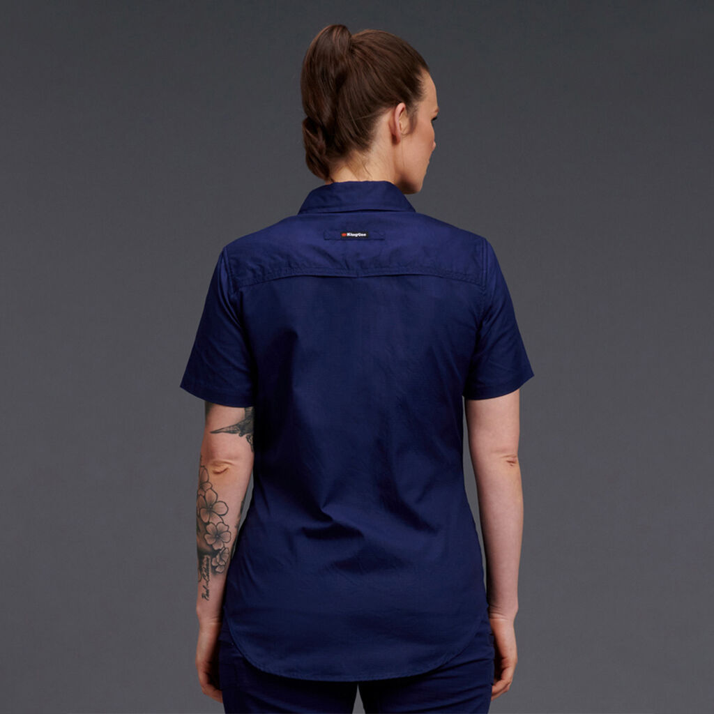 King Gee Work Cool 2 Ladies S/S Shirt