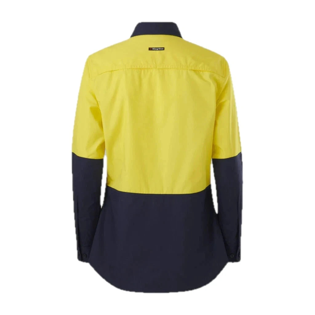 Women's Workcool Vented Spliced Shirt Long Sleeve