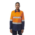 Womens Workcool Vented Spliced Spliced Shirt Taped Long Sleeve