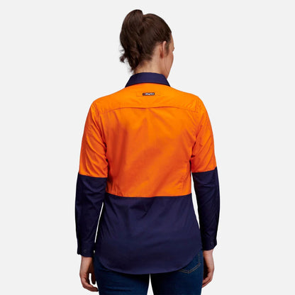 Kemeja Kerja Ringan Hi-Vis Workcool 2 Wanita