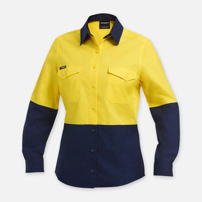 Kemeja Kerja Ringan Hi-Vis Workcool 2 Wanita