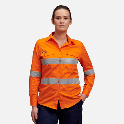 Kemeja Kerja Wanita Workcool 2 Hi-Vis Reflektif