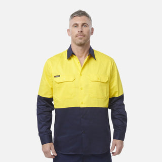 Originals Hi-Vis Long Sleeve Drill Work Shirt