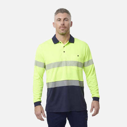 Polo de manga comprida refletor de alta visibilidade Workcool Hyperfreeze 