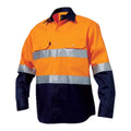 Kemeja Kerja Lengan Panjang Dua Warna Reflektif Hi-Vis Originals