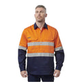 Kemeja Lengan Panjang Depan Tertutup Reflektif Hi-Vis Originals