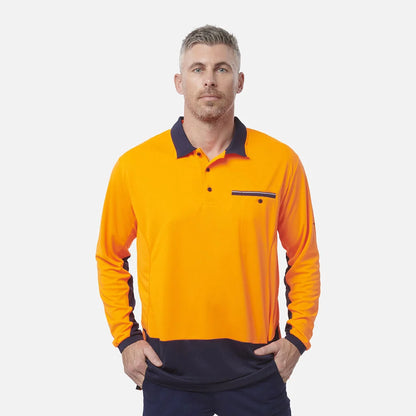 Workcool Hyperfreeze Hi-Vis Lightweight Long Sleeve Polo