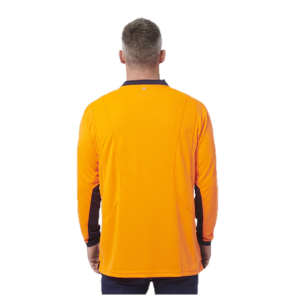 Workcool Hyperfreeze Hi-Vis Lightweight Long Sleeve Polo