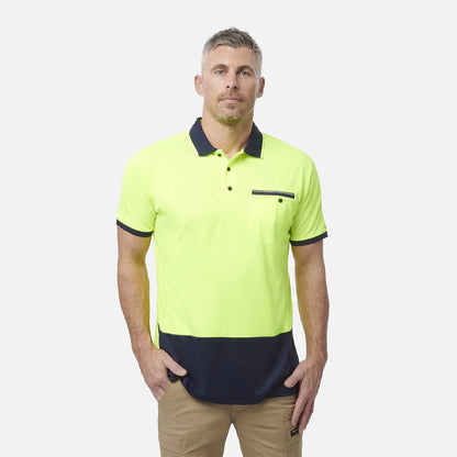 Workcool Hyperfreeze Hi-Vis Lightweight Short Sleeve Polo