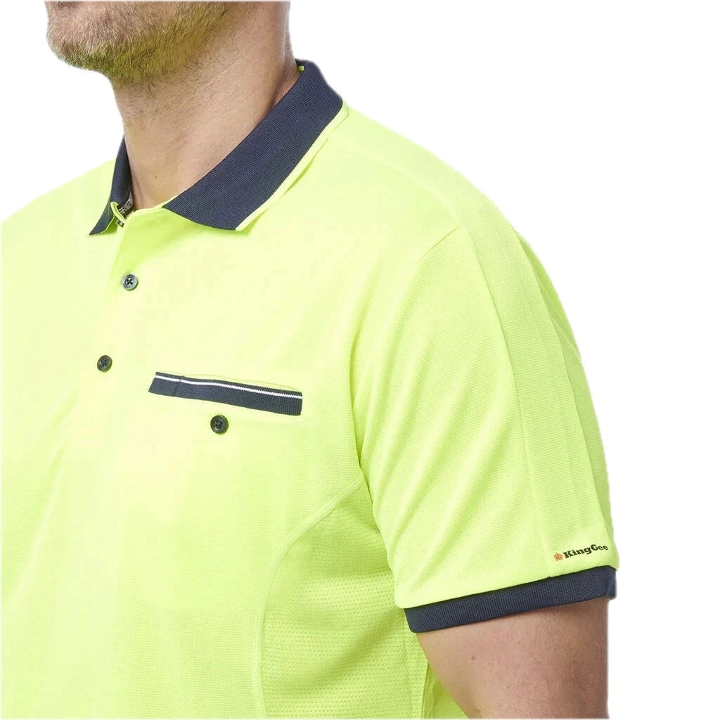 Workcool Hyperfreeze Hi-Vis Lightweight Short Sleeve Polo