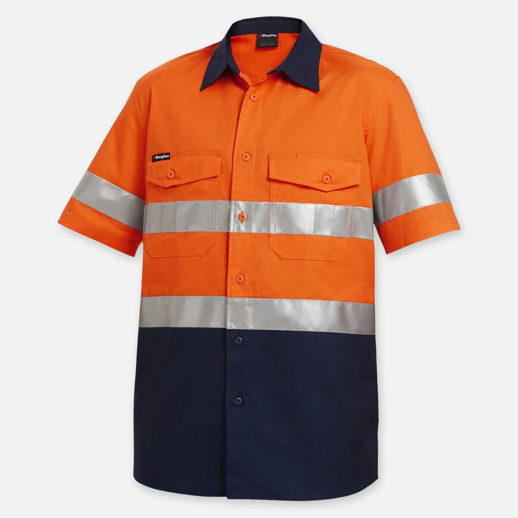 Camisola de trabalho refletora de alta visibilidade Workcool 2 de manga curta