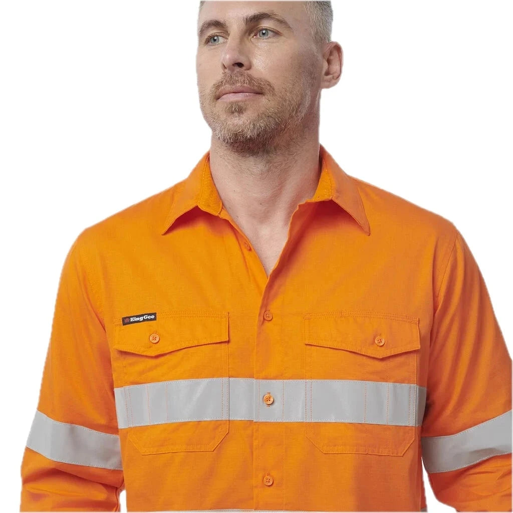 Workcool 2 Hi-Vis Reflective Long Sleeve Work Shirt