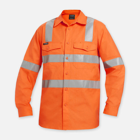 CAMISA DE TRABALHO WORKCOOL 2 HI-VIS REFLETIVA X COSTAS 