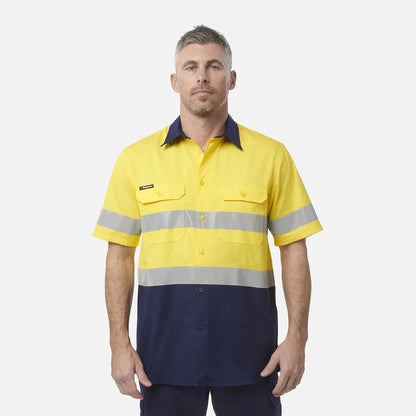 Camisola Workcool Ventilada com Costuras e Manga Curta