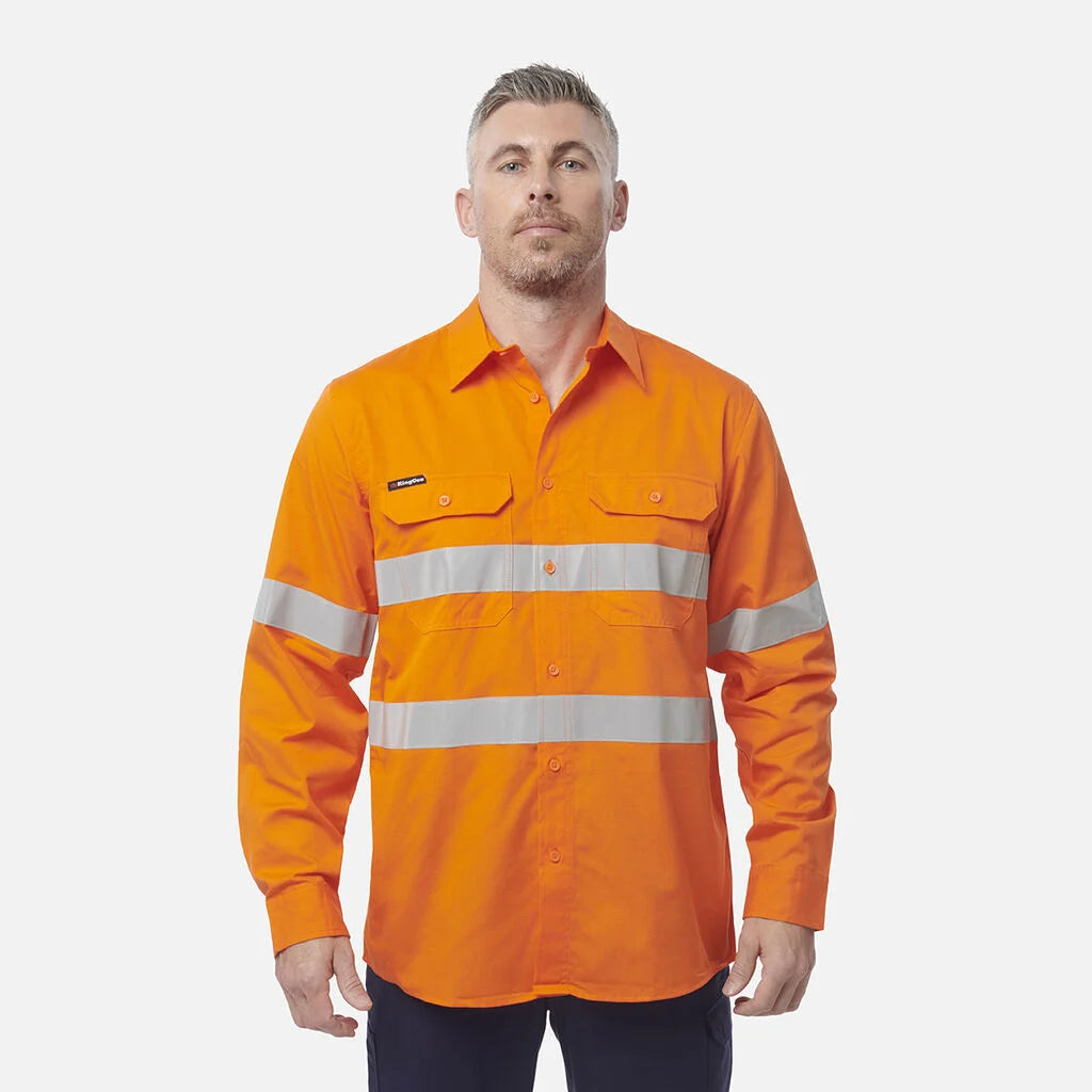 Camisola Workcool Ventilada com Costuras Seladas e Manga Comprida 