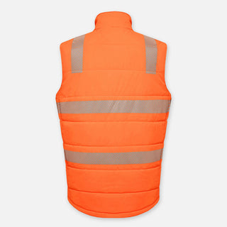 HI-VIS REFLECTIVE RIPSTOP PUFFER WORK VEST