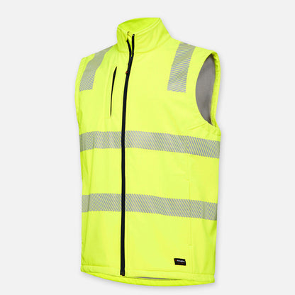 Rompi Kerja RIPSTOP Reflektif Softshell Visibilitas Tinggi 
