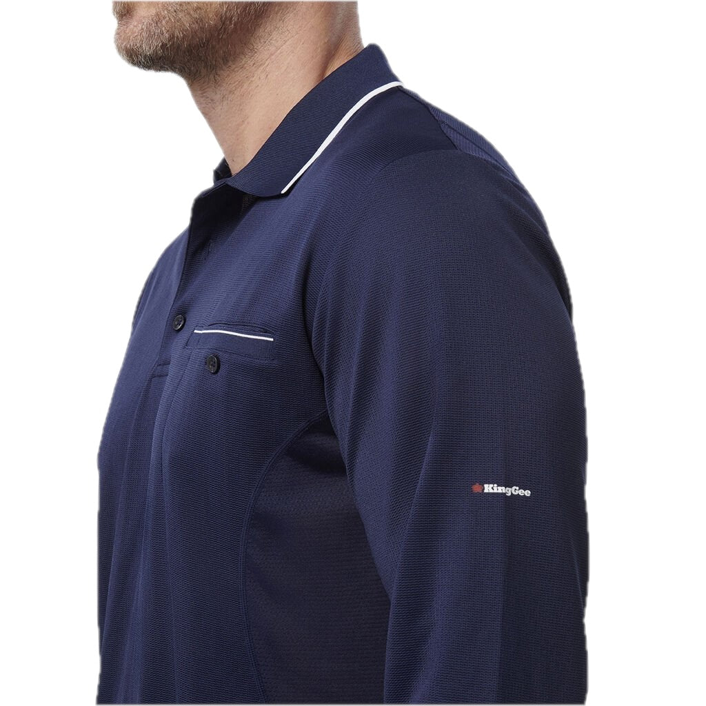 Kaos Polo Lengan Panjang Workcool