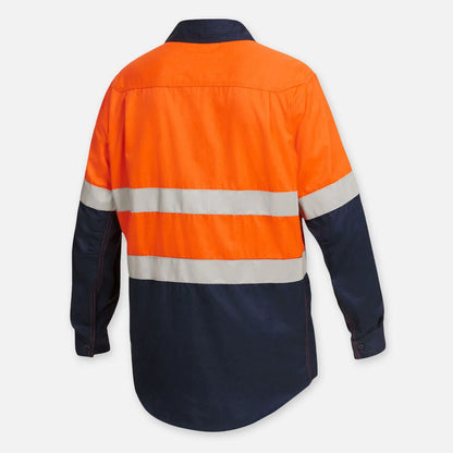 Camisola Shieldtec LENZING™ FR de alta visibilidade com abertura frontal selada - EPI2