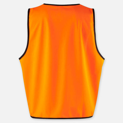 KingGee Hi Vis Vest – back view (orange)
