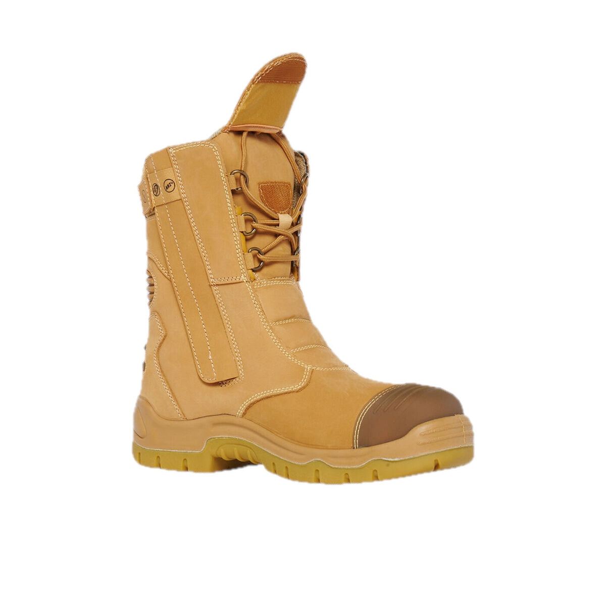 Bennu Rigger 9" Safety Boot - Wheat – back view