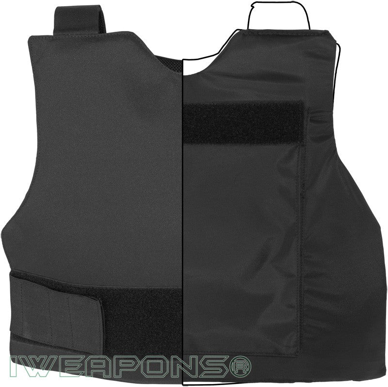 IWEAPONS® Bulletproof Vest with Internal Pockets for Anti-Stab and Anti-Trauma Panels – inner pocket view