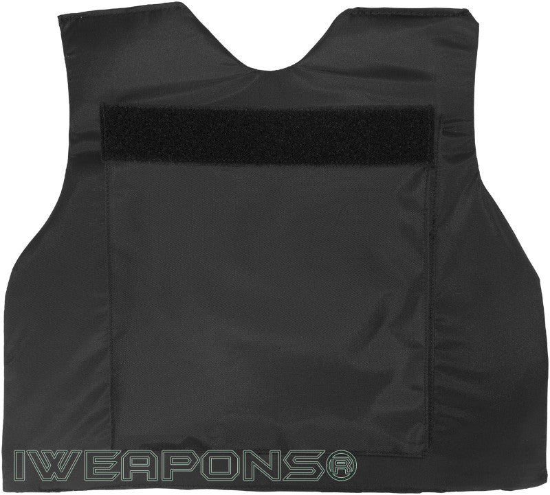 IWEAPONS® Bulletproof Vest with Internal Pockets for Anti-Stab and Anti-Trauma Panels – back view