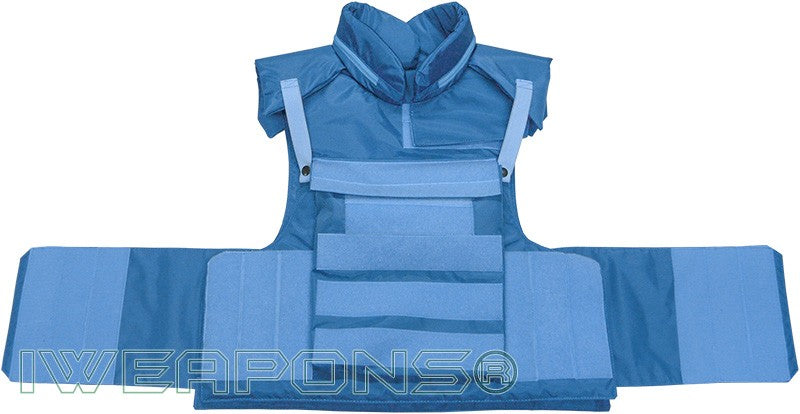 IWEAPONS® NATO Bulletproof Vest IIIA / 3A – laid flat