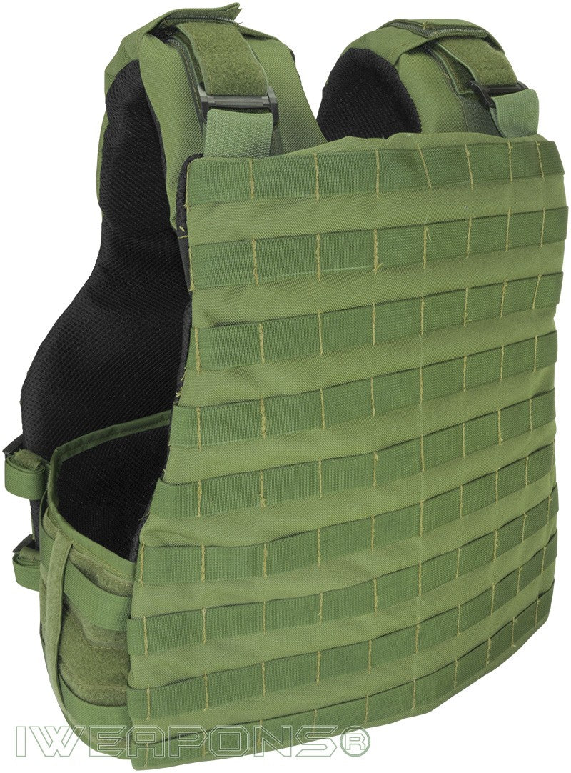 IWEAPONS® Commander MOLLE Bulletproof Vest IIIA / 3A – Assault Package – back view