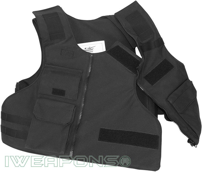 IWEAPONS® Ultra-Thin UK Police Bulletproof Vest IIIA / 3A – opened out