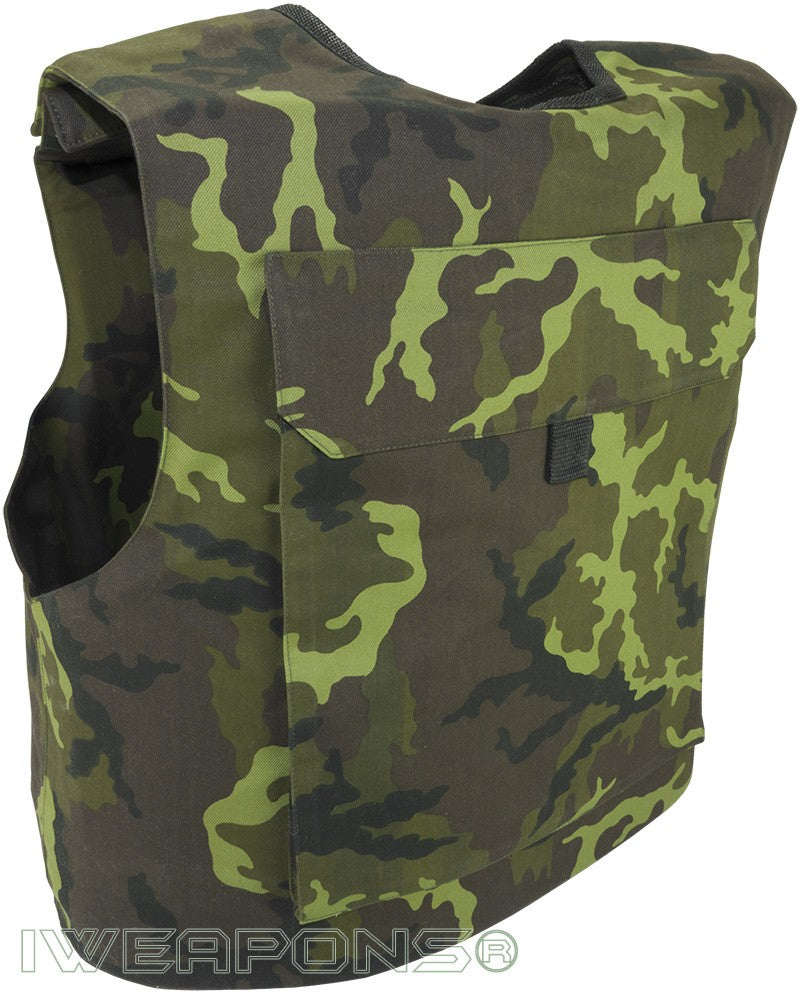 IWEAPONS® Military Patrol Camo Bulletproof Vest – back view