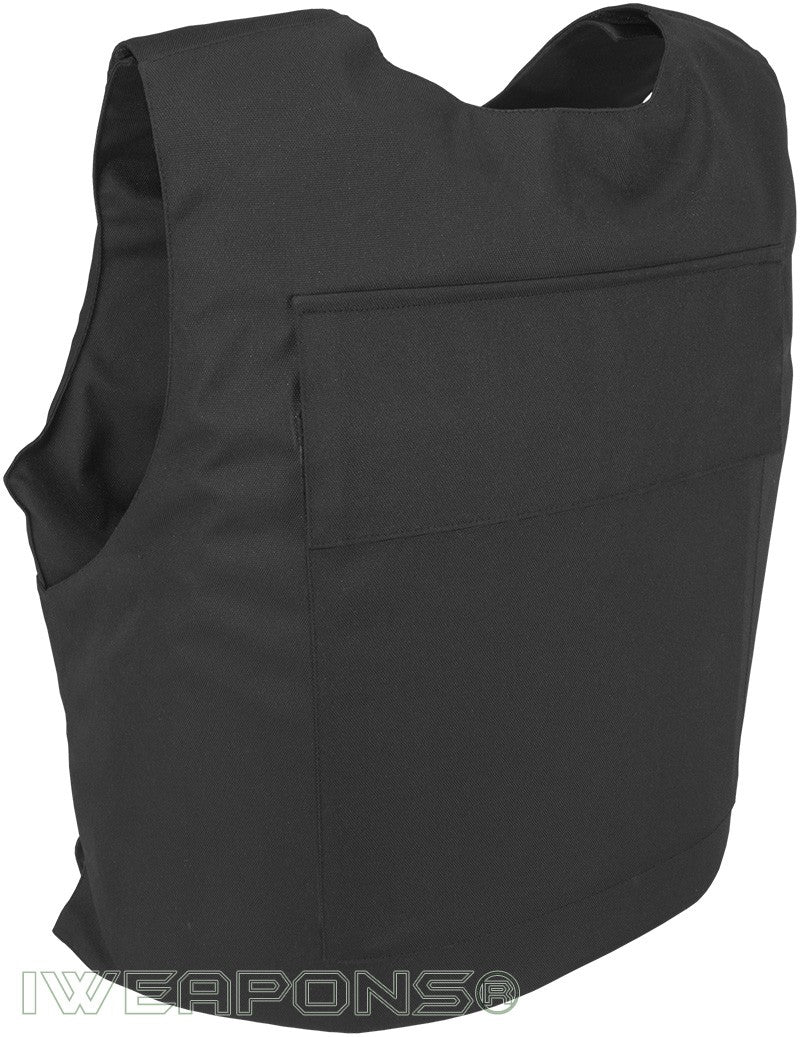 IWEAPONS® Patrol Bulletproof Vest with Universal Pouch and Double Mag Pouches – angled view