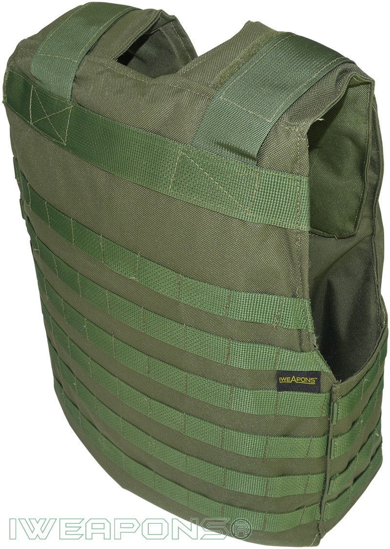 IWEAPONS® Zahal Hashmonai with MOLLE Level III / 3 Bulletproof Vest – angled view, other side
